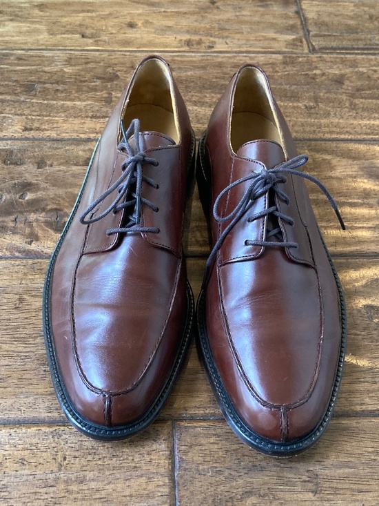 Johnston & Murphy Men\'s Brown Leather Split Toe Casual Oxford Dress Shoes 11 M main image 5